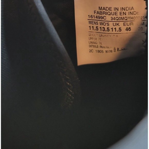 Converse Chuck 70 Tech Hiker HI Top Triple Black Men's Size 11.5 Lace Sneakers - Picture 7 of 8